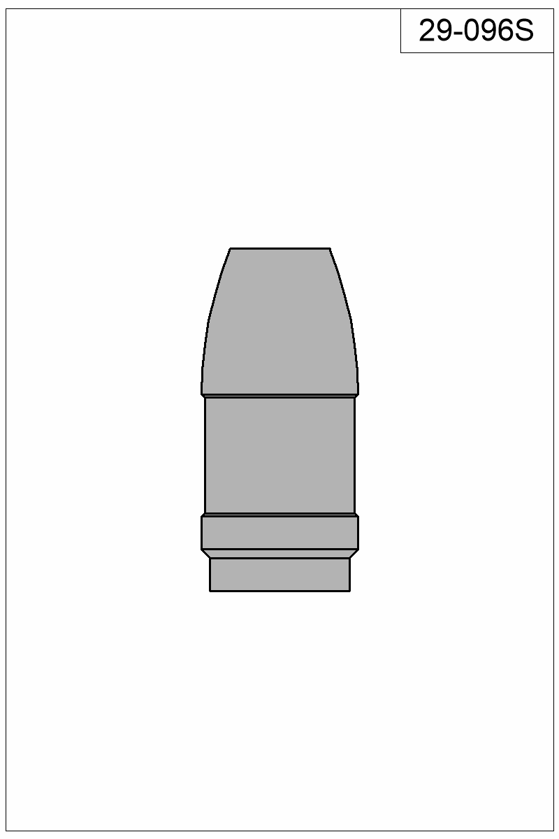Filled view of bullet 29-096S