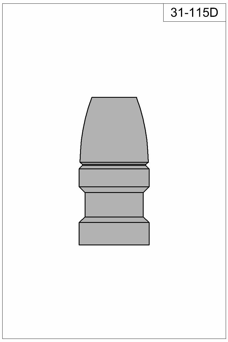 Filled view of bullet 31-115D