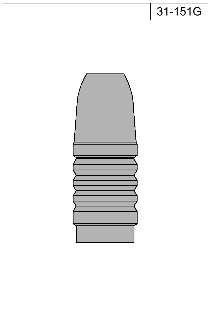 Filled view of bullet 31-151G