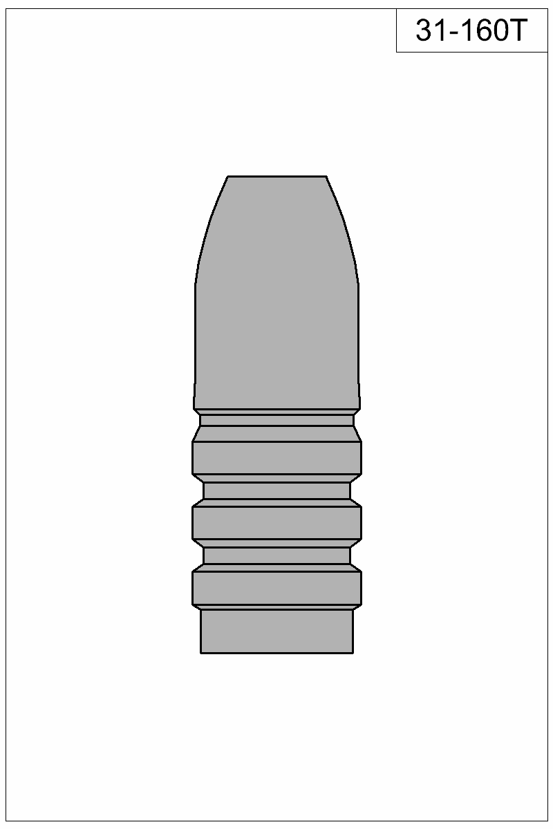 Filled view of bullet 31-160T