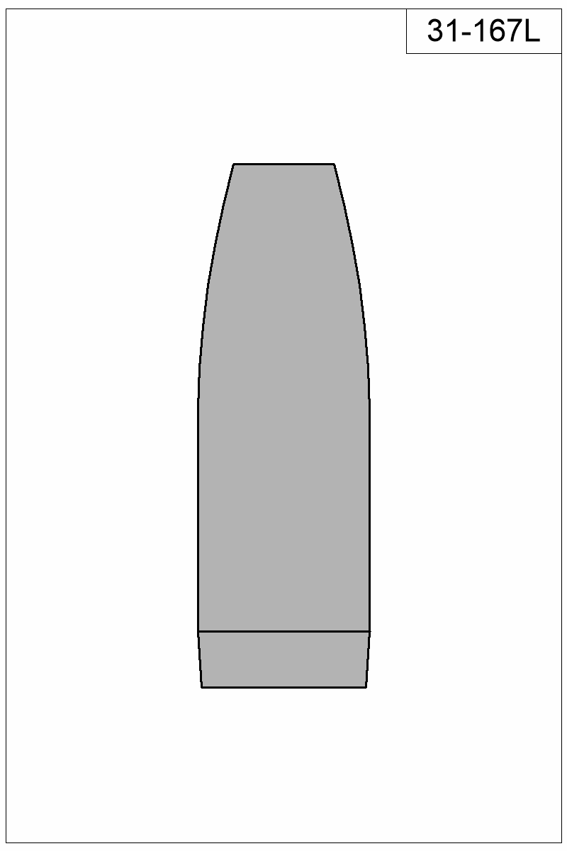 Filled view of bullet 31-167L