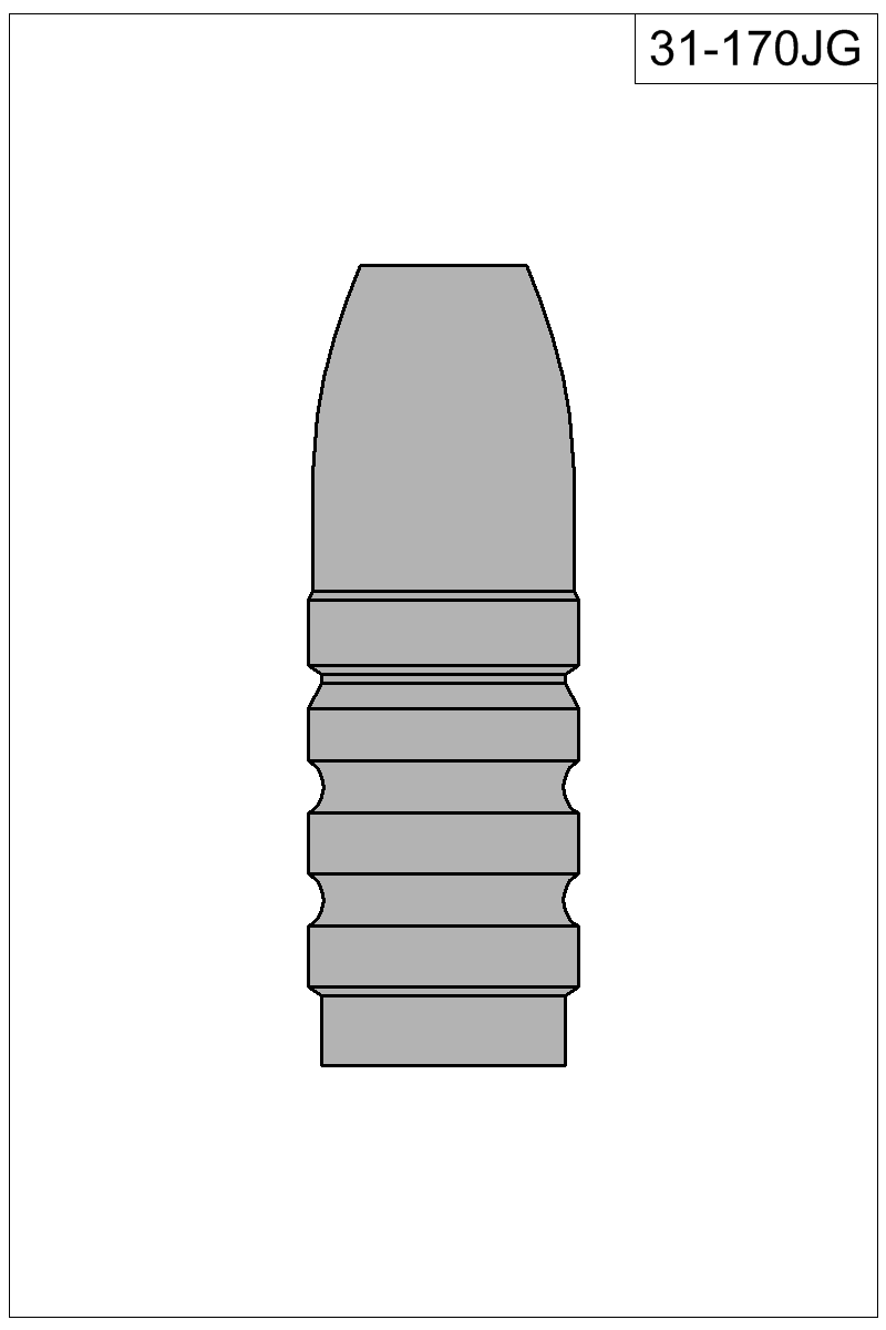 Filled view of bullet 31-170JG
