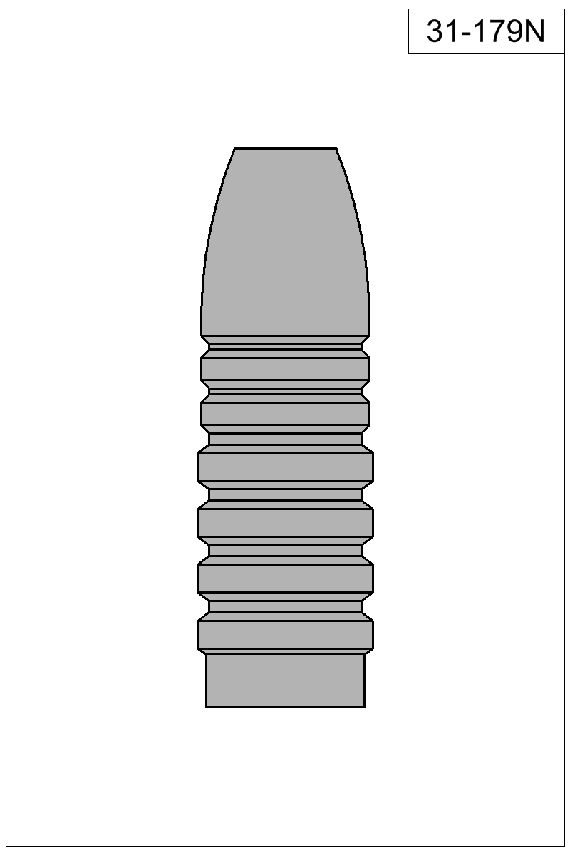 Filled view of bullet 31-179N