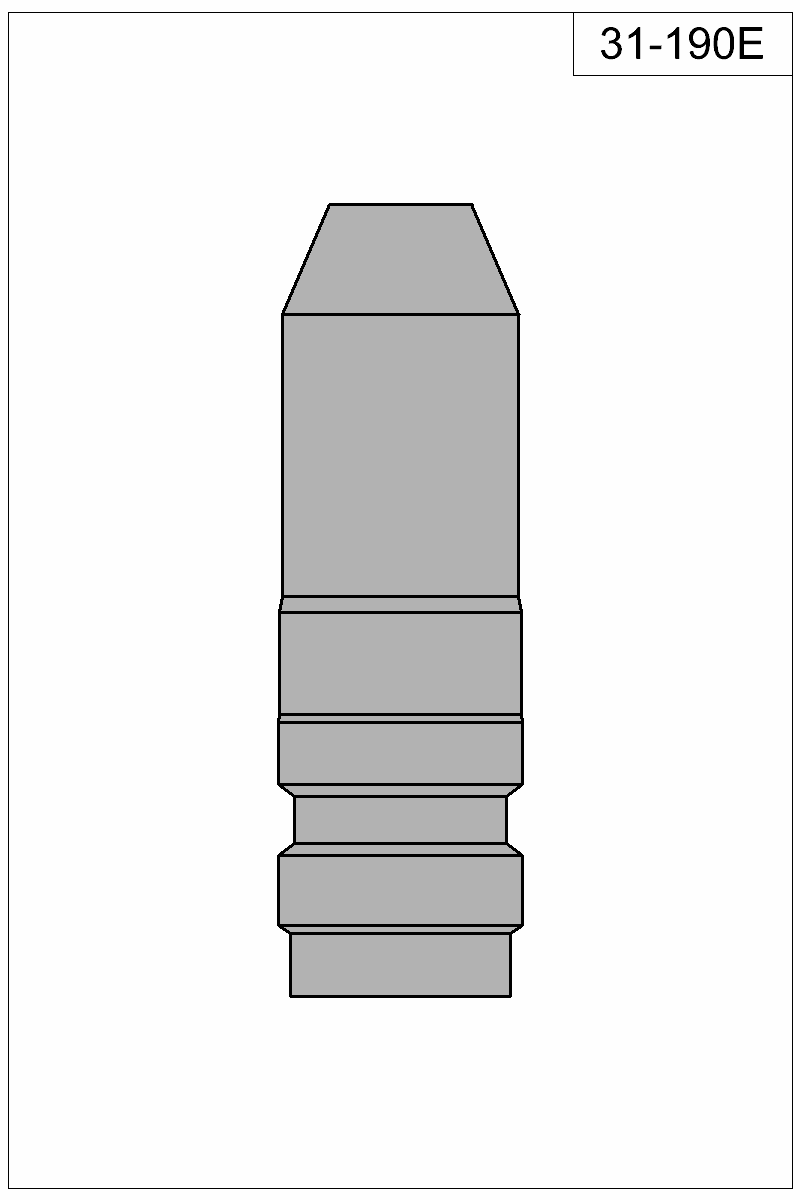 Filled view of bullet 31-190E