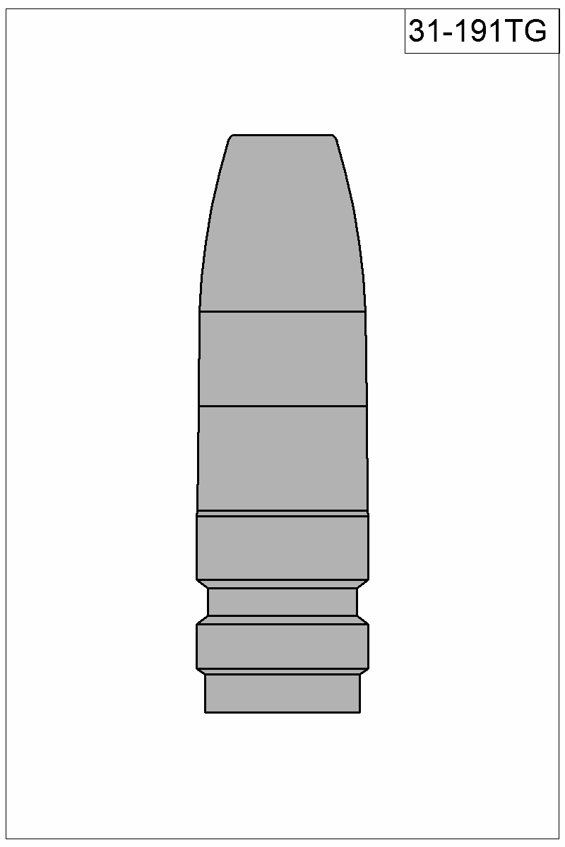 Filled view of bullet 31-191TG
