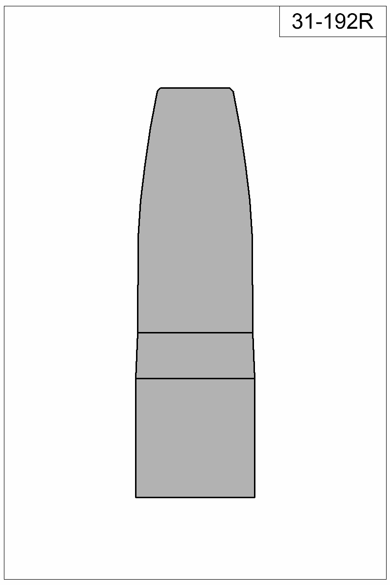 Filled view of bullet 31-192R