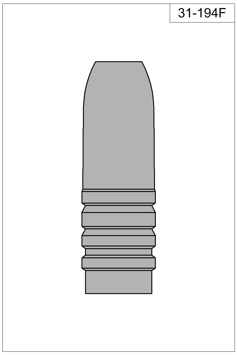 Filled view of bullet 31-194F