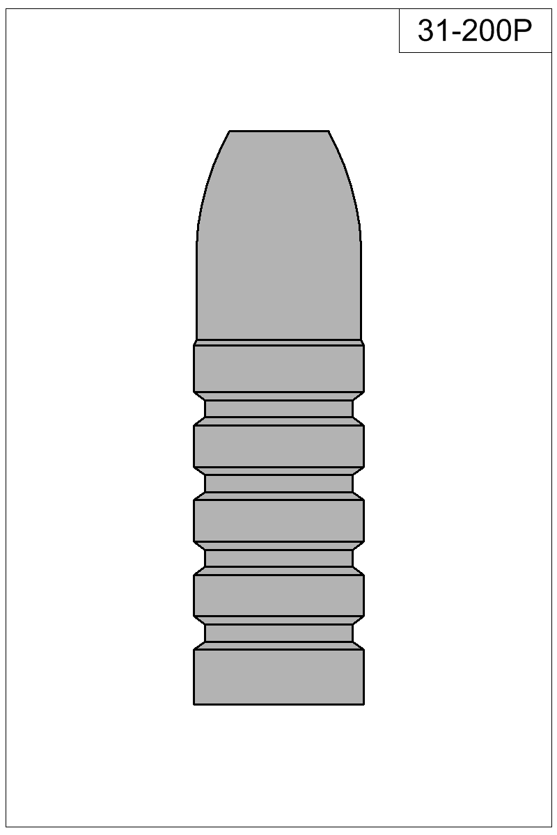Filled view of bullet 31-200P