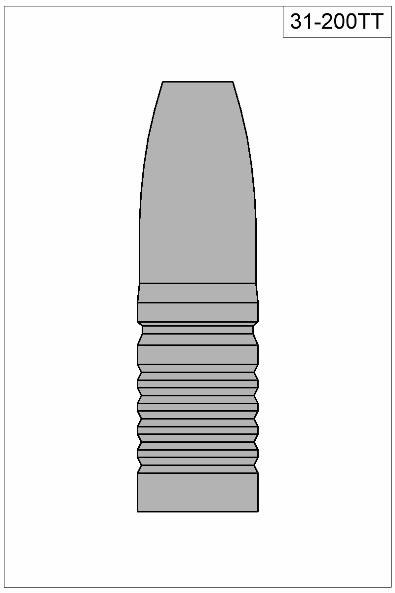 Filled view of bullet 31-200TT
