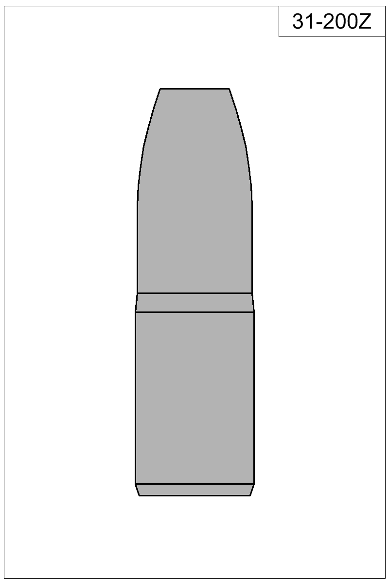 Filled view of bullet 31-200Z