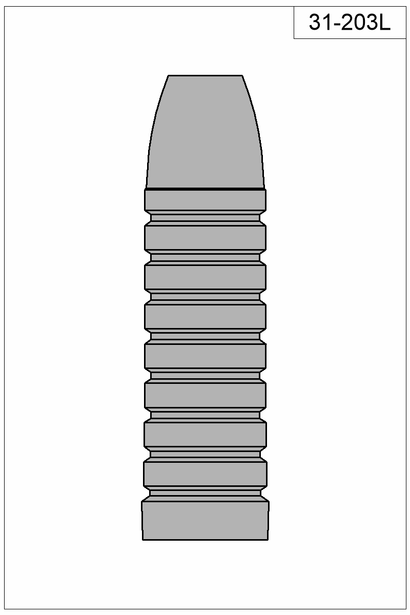 Filled view of bullet 31-203L