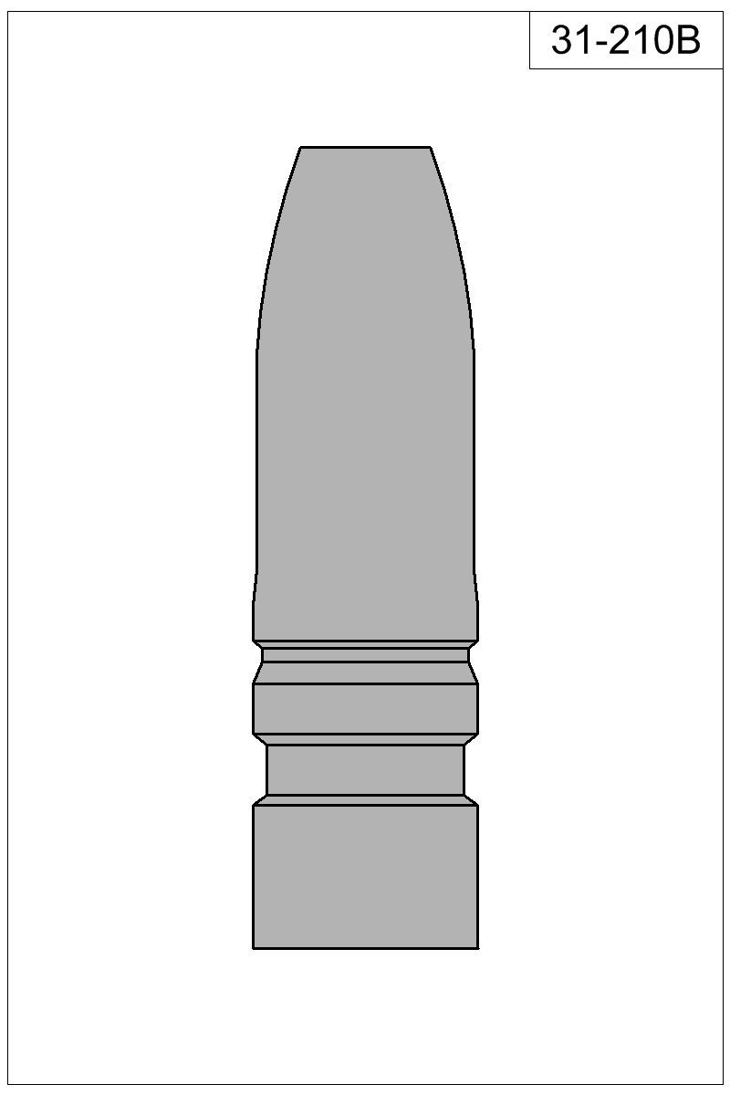 Filled view of bullet 31-210B