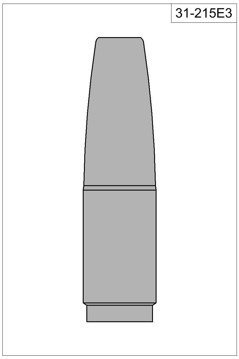 Filled view of bullet 31-215E3