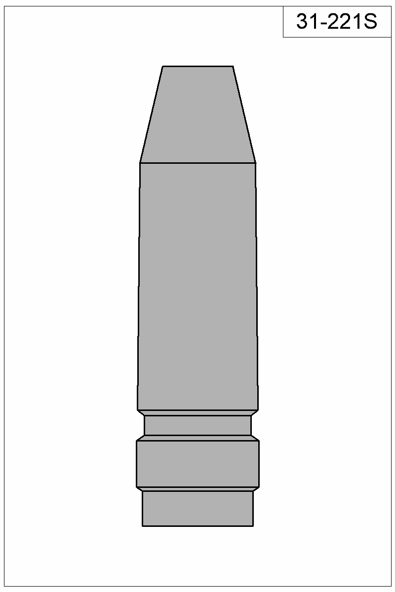 Filled view of bullet 31-221S