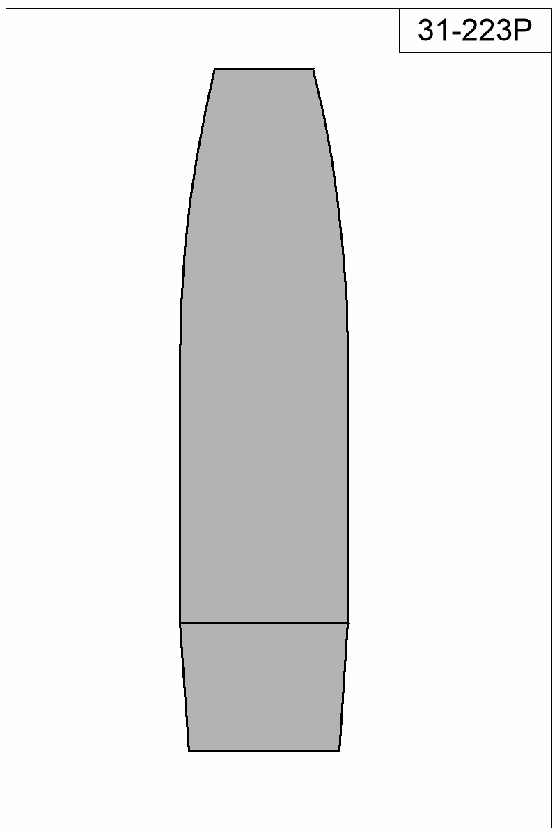Filled view of bullet 31-223P