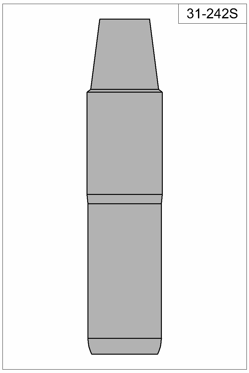 Filled view of bullet 31-242S