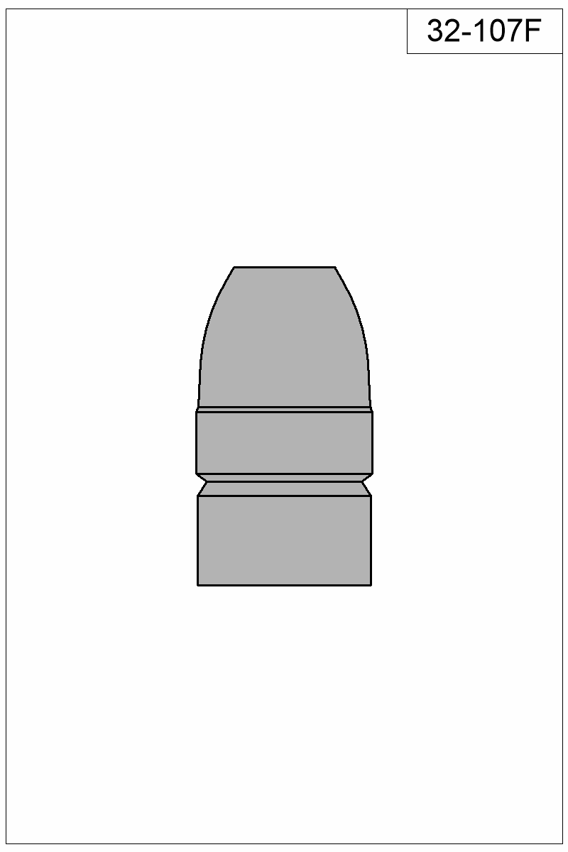 Filled view of bullet 32-107F