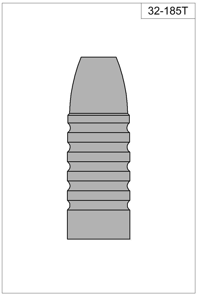 Filled view of bullet 32-185T