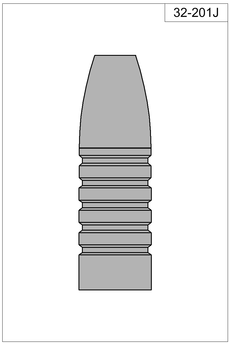 Filled view of bullet 32-201J