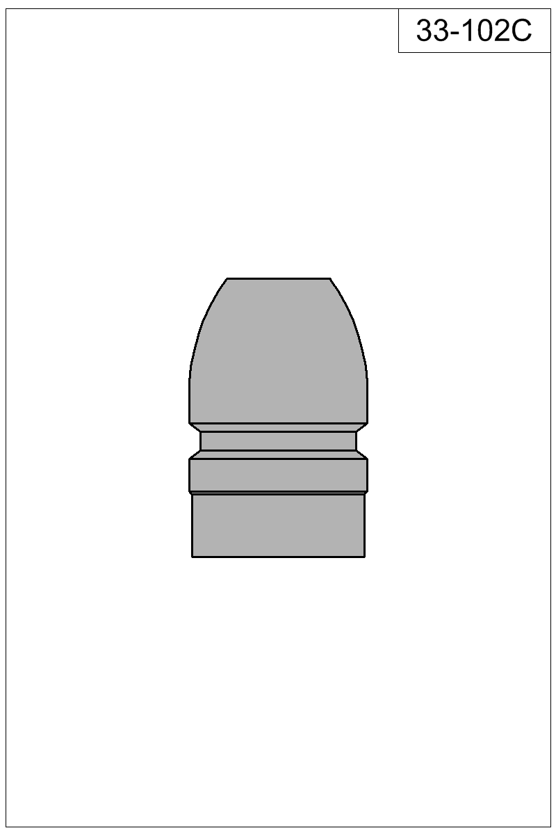 Filled view of bullet 33-102C