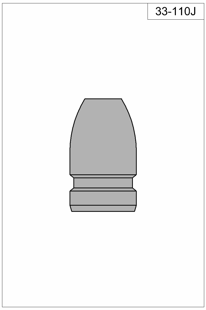 Filled view of bullet 33-110J