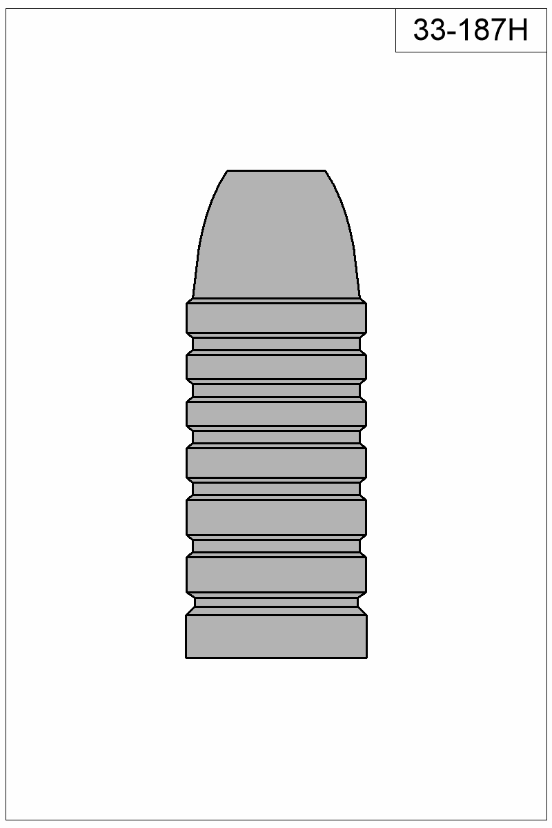 Filled view of bullet 33-187H