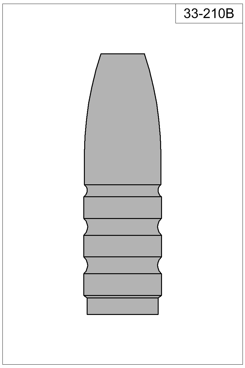 Filled view of bullet 33-210B