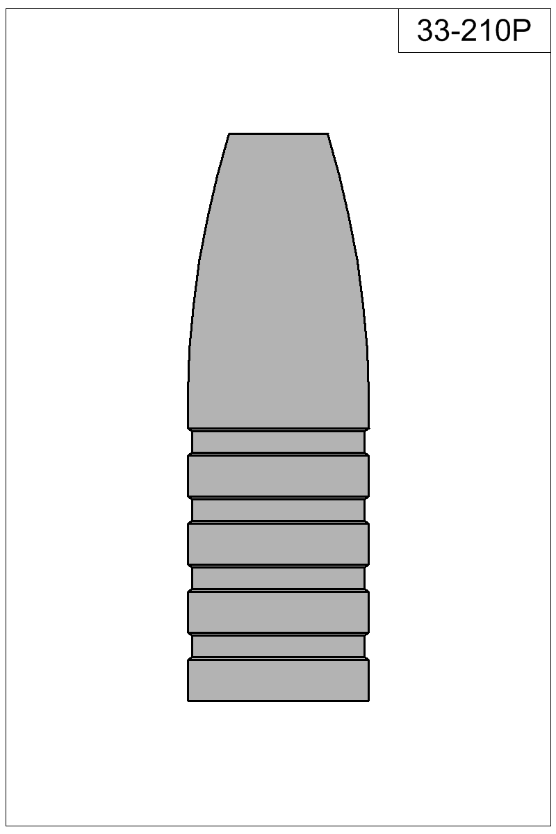 Filled view of bullet 33-210P