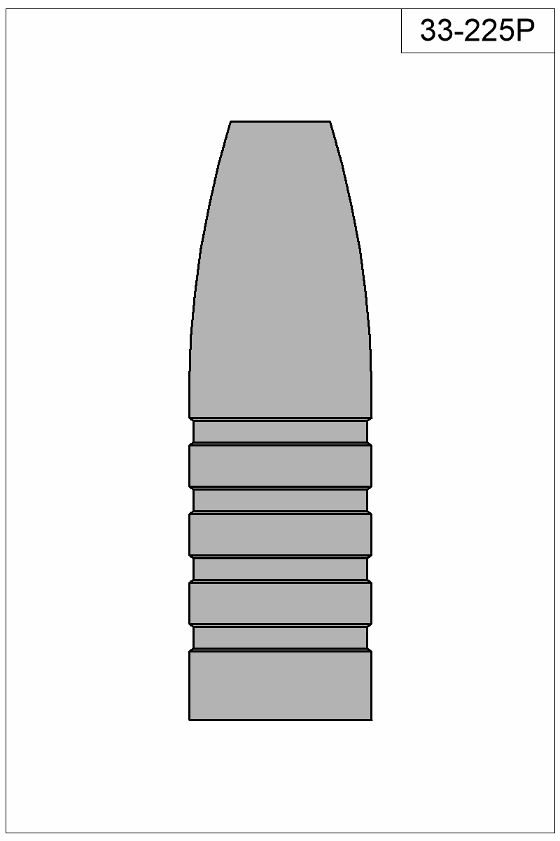 Filled view of bullet 33-225P