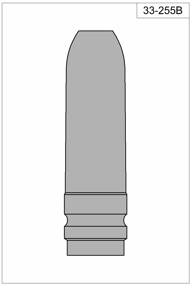 Filled view of bullet 33-255B