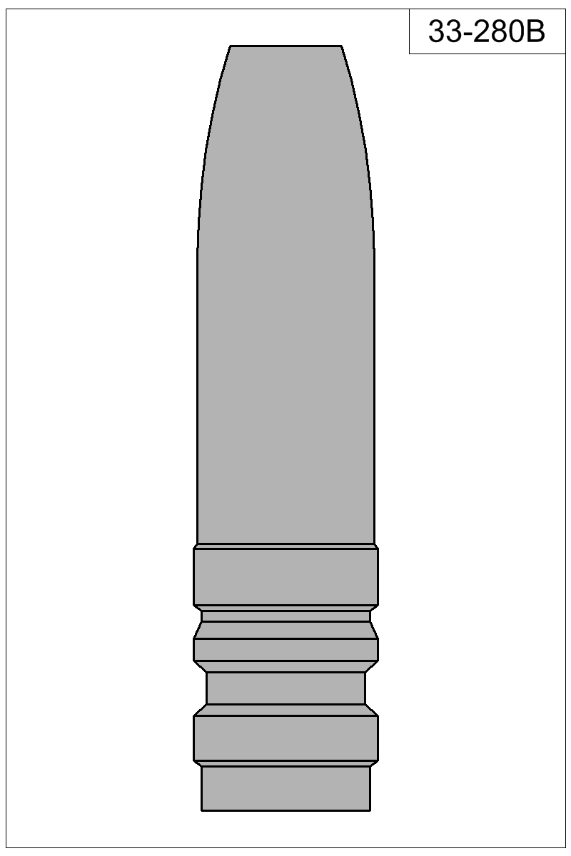 Filled view of bullet 33-280B