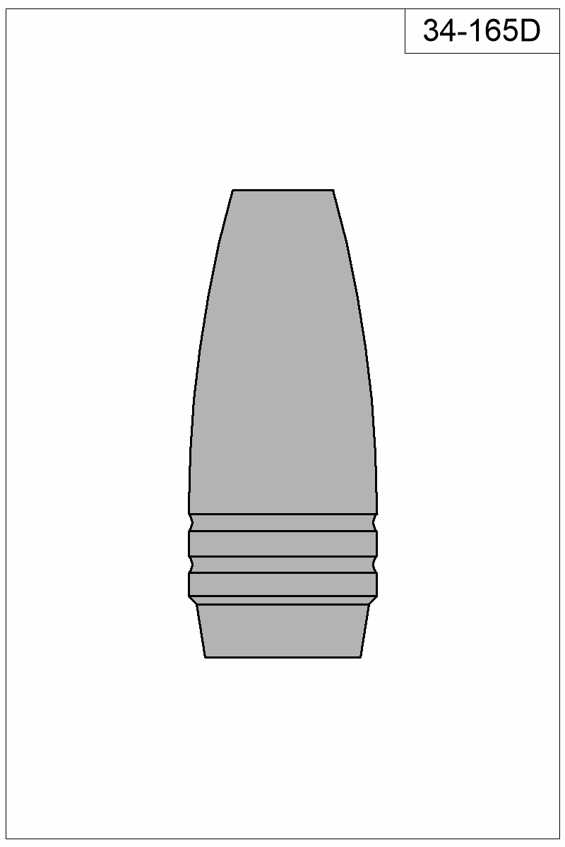 Filled view of bullet 34-165D