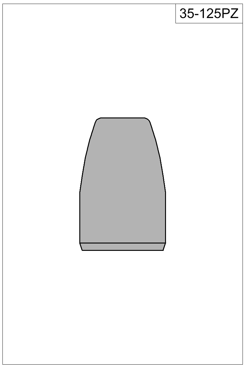 Filled view of bullet 35-125PZ