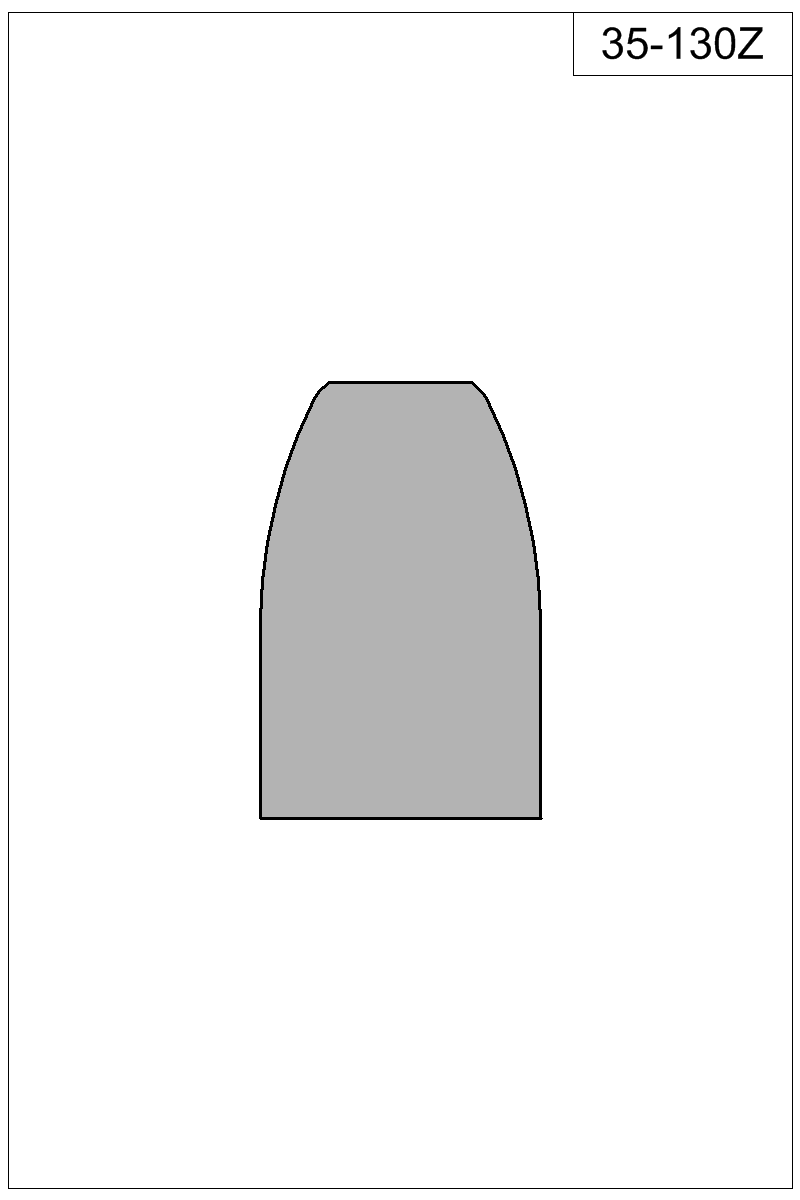 Filled view of bullet 35-130Z