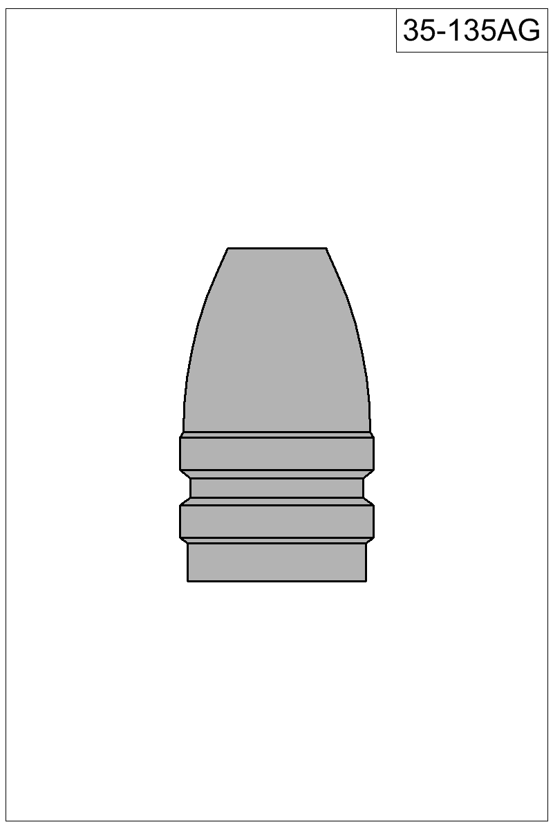 Filled view of bullet 35-135AG