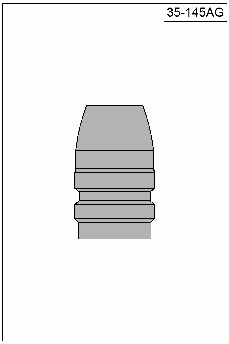 Filled view of bullet 35-145AG