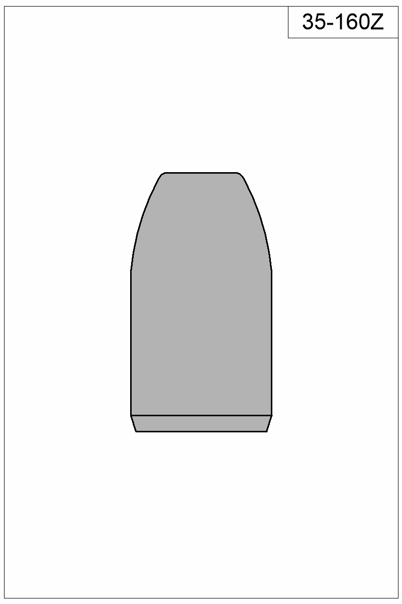 Filled view of bullet 35-160Z