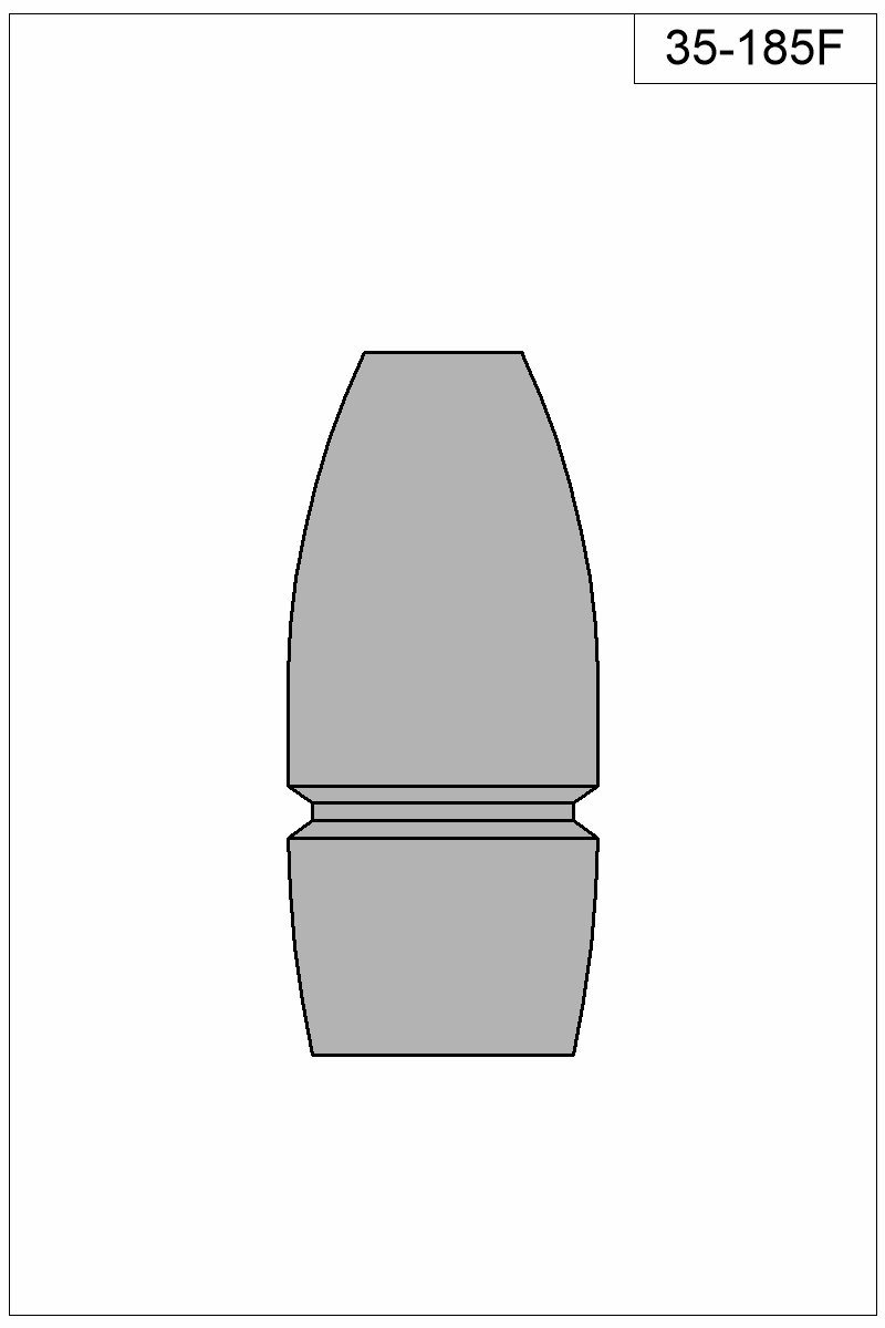 Filled view of bullet 35-185F