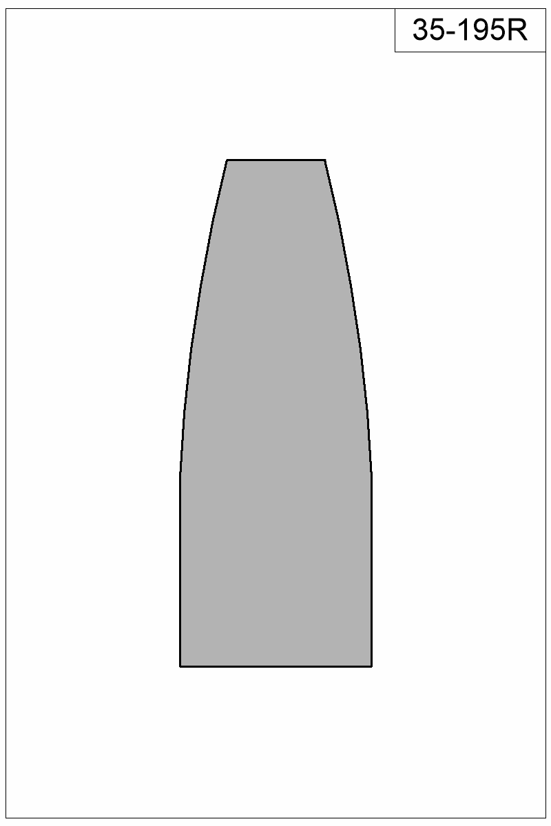 Filled view of bullet 35-195R