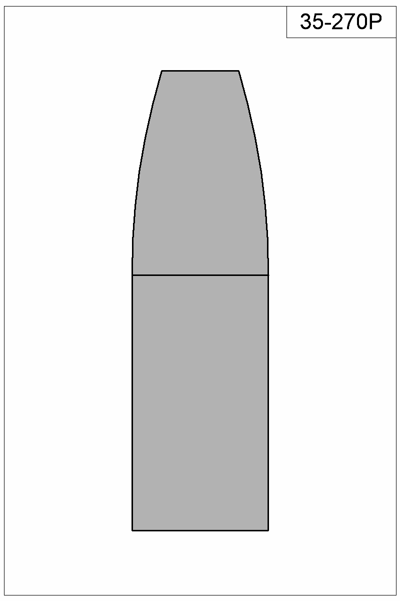 Filled view of bullet 35-270P