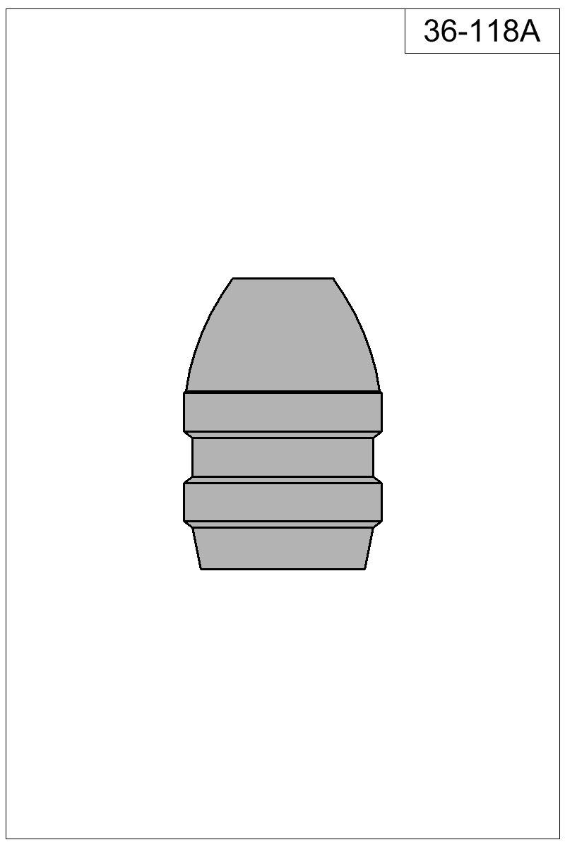 Filled view of bullet 36-118A