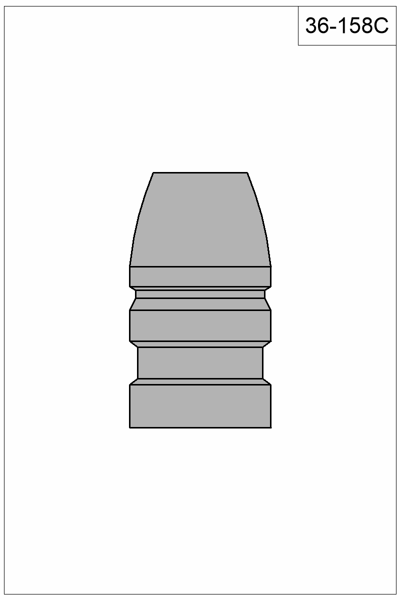Filled view of bullet 36-158C