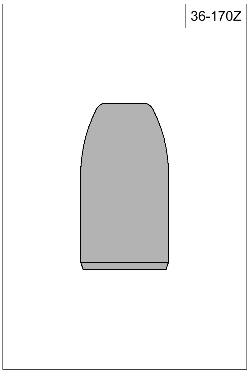 Filled view of bullet 36-170Z