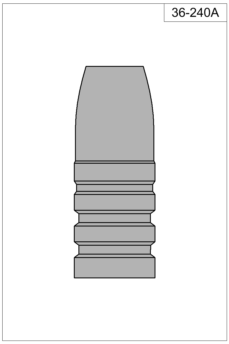 Filled view of bullet 36-240A