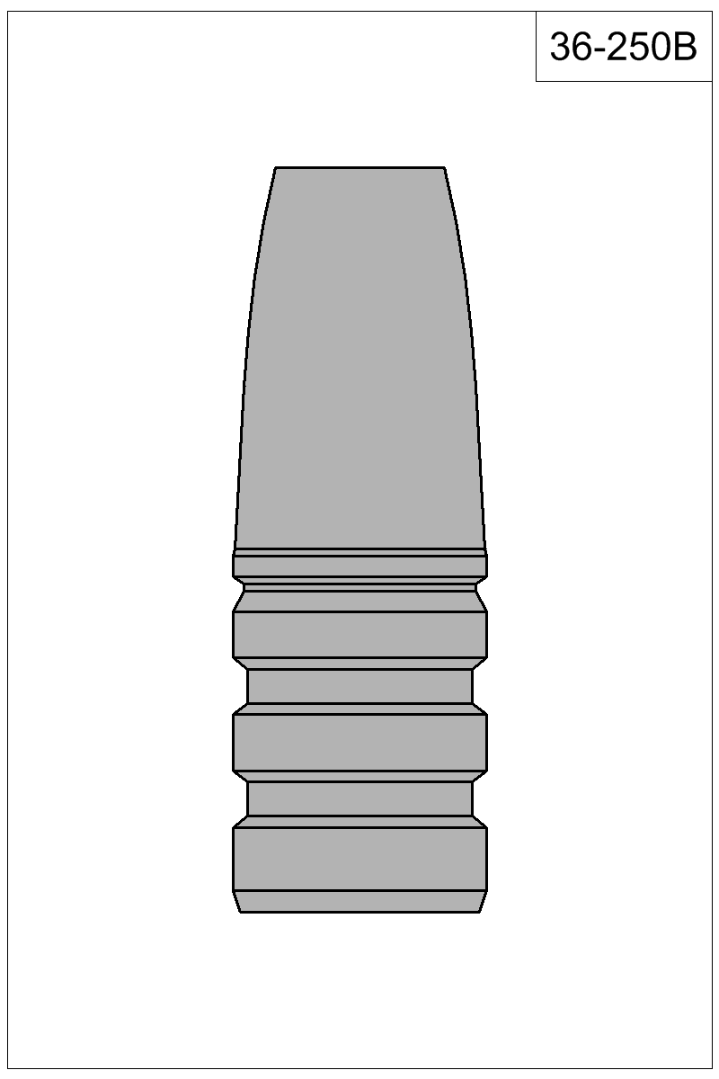 Filled view of bullet 36-250B