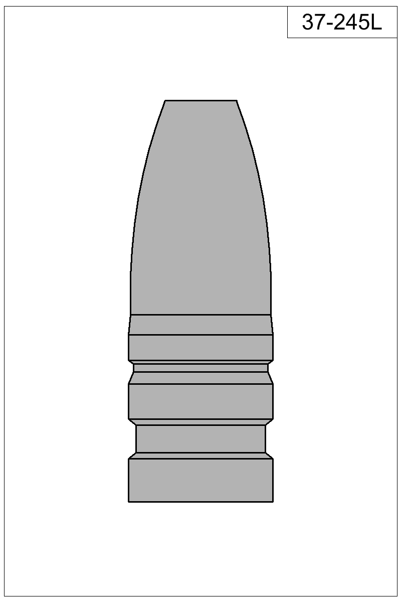 Filled view of bullet 37-245L