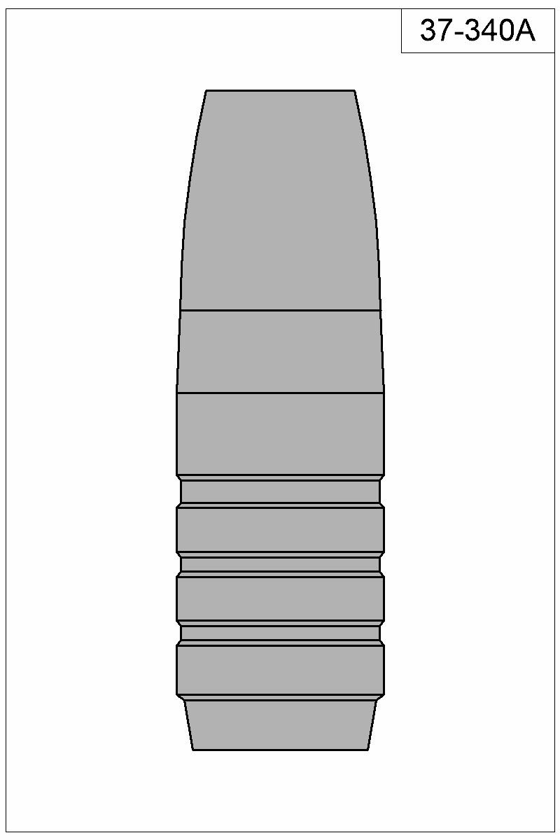 Filled view of bullet 37-340A