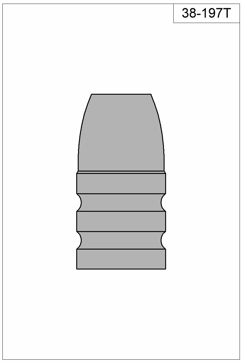 Filled view of bullet 38-197T