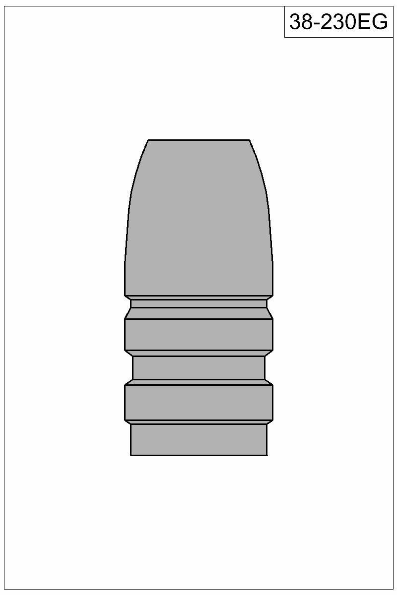 Filled view of bullet 38-230EG