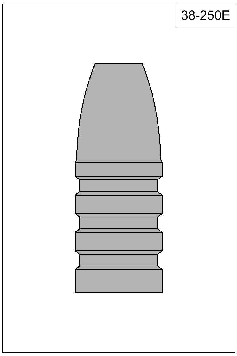Filled view of bullet 38-250E